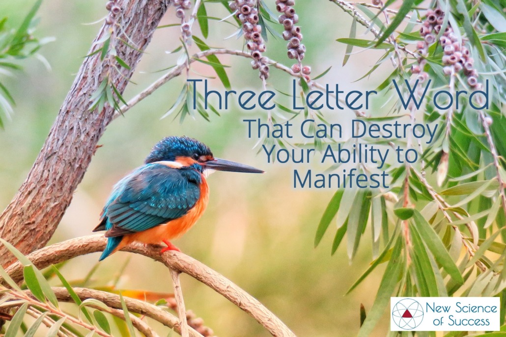 Destroy Your Ability to Manifest